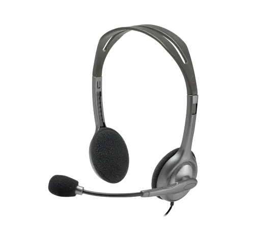 H110 Stereo Headset 3.5mm dual plug computer headset